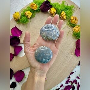 2 Ocean Jasper Palmstones